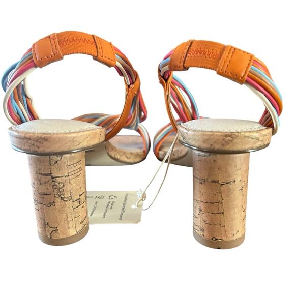 Sanctuary Admire Square Toe Wrapped Strap Block Heel Sandals NEW Size 5.5 - Picture 4 of 11